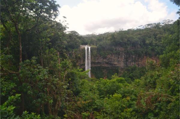 Chamarel Waterfall from the lower viewpoint