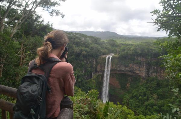 Chamarel Waterfall from the higher viewpoint