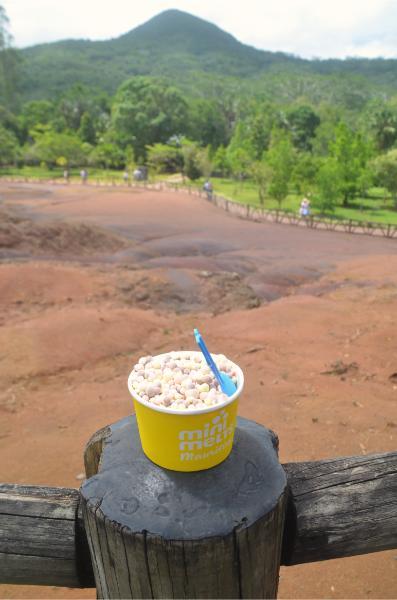 The world’s coldest ice-cream, Minimelts, sold at seven-colored earth in mauritius