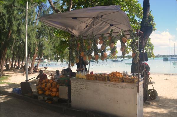 Fruit stall in Grand baie, mauritius