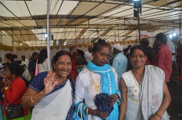 happy indian mauritian women posing for a photo