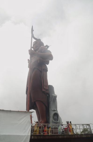 giant shiva statue in mauritius