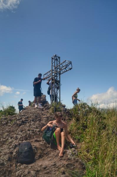 cross peak of le morne brabant, mauritius