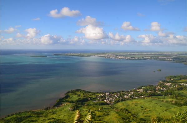 view grand port bay from the lion mountain