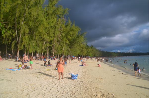 popular beach in mauritius