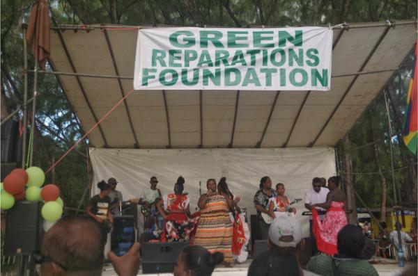 green reparations foundation concert at mont choisy beach in mauritius