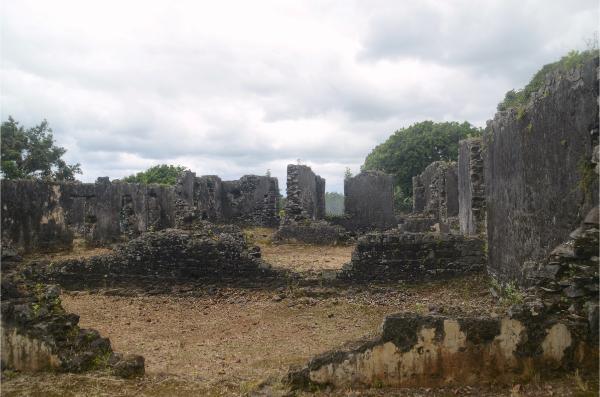 Fort Frederik Henrik ruins, old grand port, mauritius