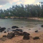 little hidden beach in pointe aux piments in mauritius