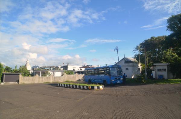 Henrietta village bus station in mauritius