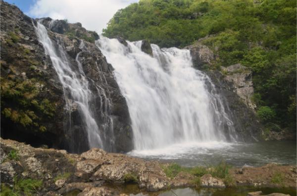 the second waterfall of tamarind, mauritius