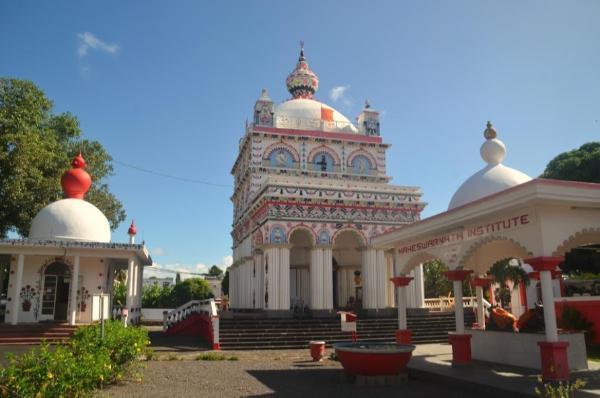 hindu temple in triolet village in mauritius