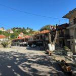 kleisoura village in kastoria perfacture in northern greece