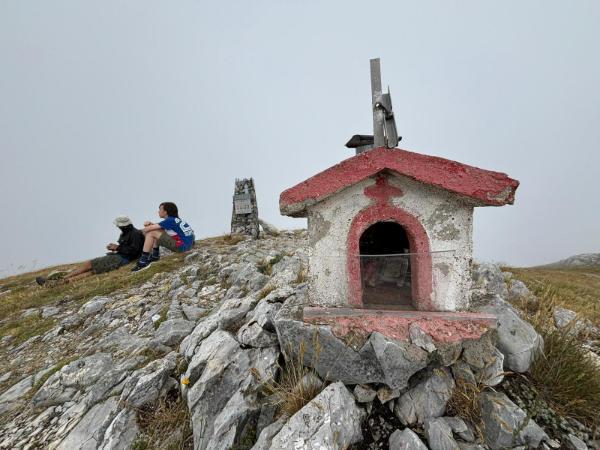 shrine On the top of Siniatsiko peak in northern greece