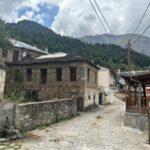 pliati village on the foot of mount grammos