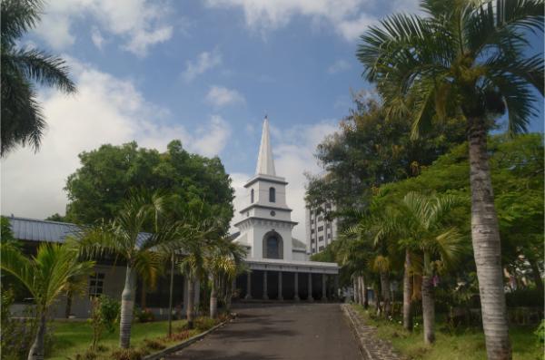 St. James Cathedral in port louis, mauritius