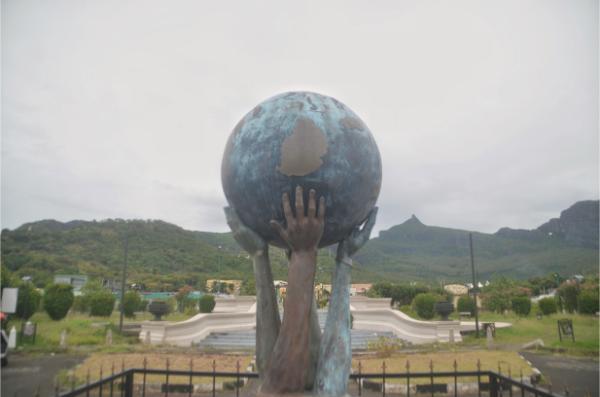 Globe monument in Champ de Mars Racecourse