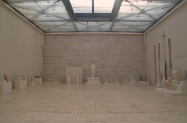 Exhibition hall in new vergina museum