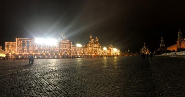 Red Square at night