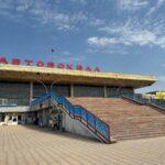 The bus terminal of Bishkek, kyrgyzstan