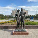 Statue of Lovers in Astana’s Lovers Park