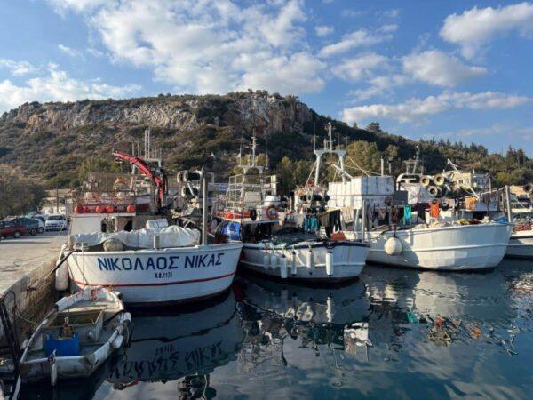 The fishing port of Aliveri