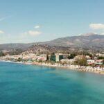 Aerial view of Eretria, evia island