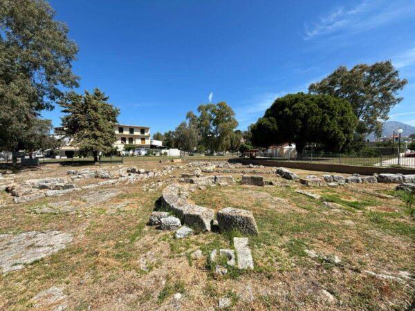 The Hellenistic Baths in the center of Eretria