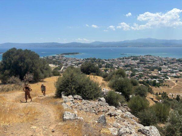 Hiking to the Acropolis of Eretria