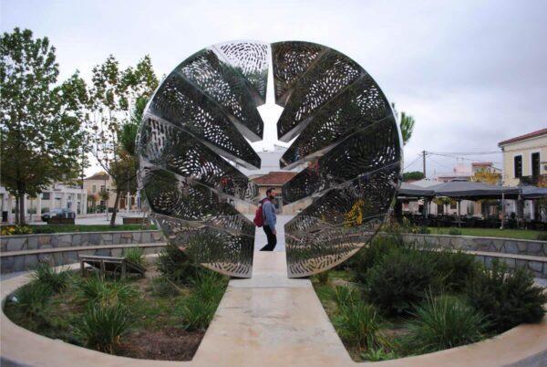 The Monument of Man and Nature in istiaia, evia island, greece