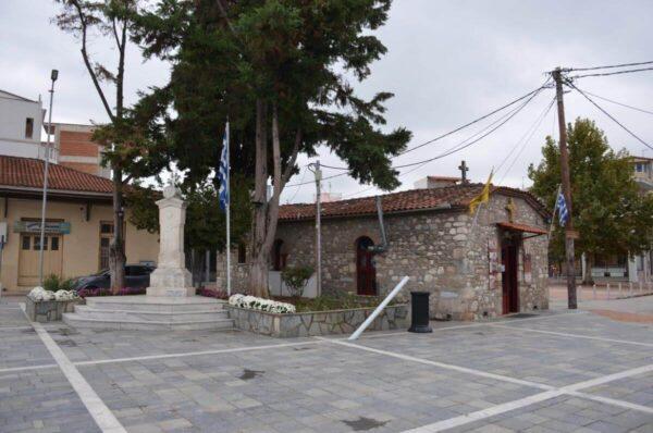 Saint Paraskevi, oldest church in istiaia, evia island, greece