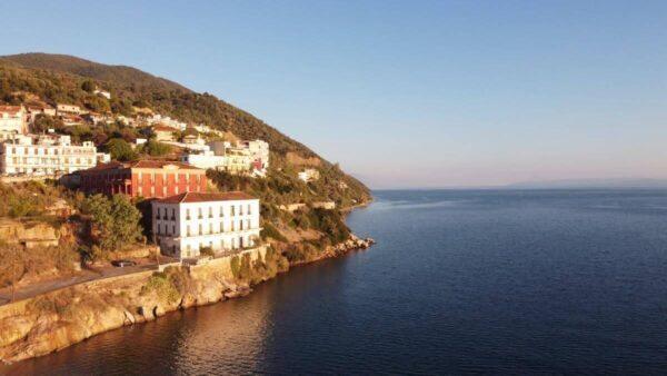 Iraklion and Stadio historic hotels in edipsos, evia island, greece