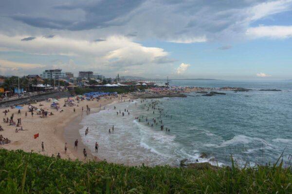 View of Costa Azul, rio das ostras, from the south beach viewpoint