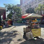 street food stall in meier district of rio de janeiro, brazil