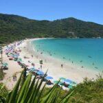 beautiful view of praia do forno beach in arraial do cabo, brazil