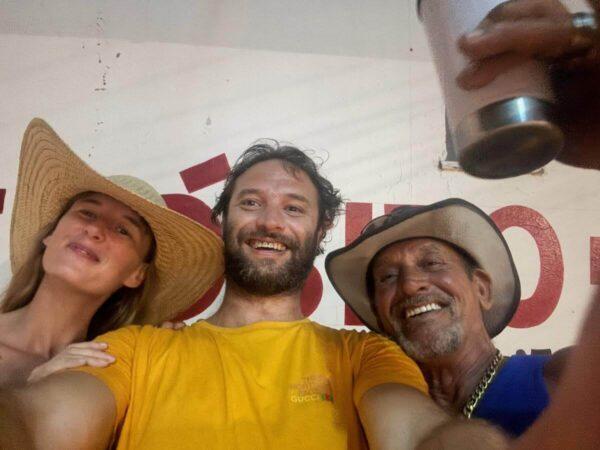 Mingling with local Brazilian boozers at corner bar in santa irene suburb of rio das ostras